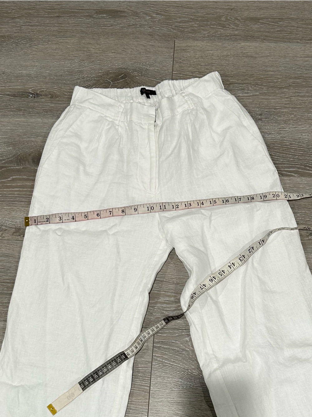 Quince White Linen Trousers for Women Size 4 - Picture 8 of 9